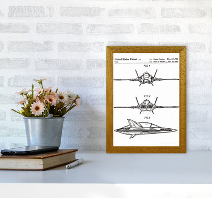 Batwing Patent Art Print by Jason Stanley A4 Print Only