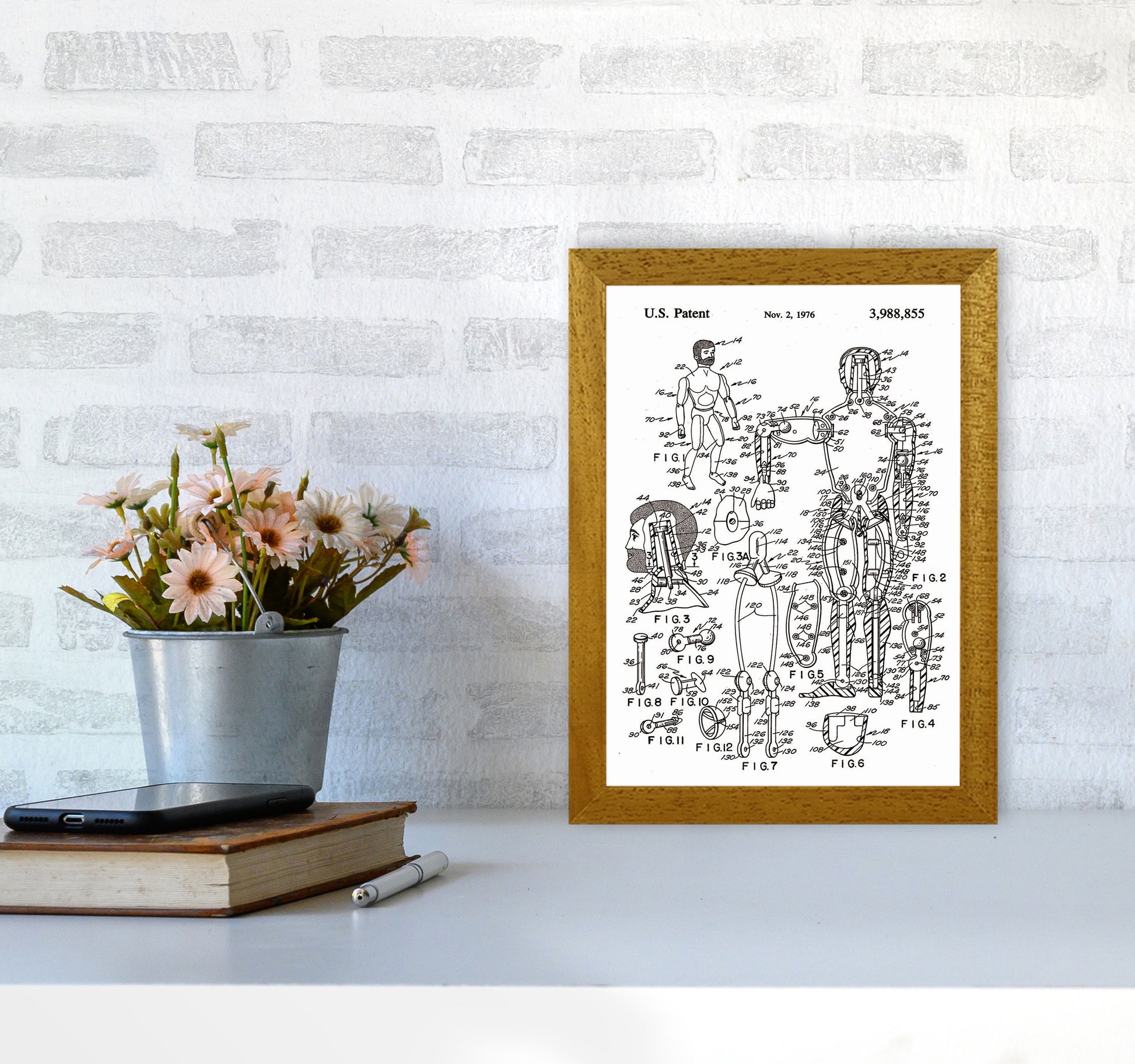Kids Toy Patent Art Print by Jason Stanley A4 Print Only