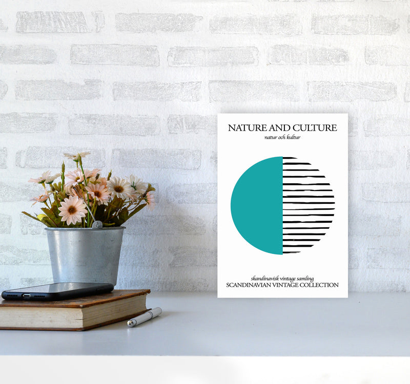Nature And Culture Scandinavian Collection IV Art Print by Jason Stanley A4 Black Frame