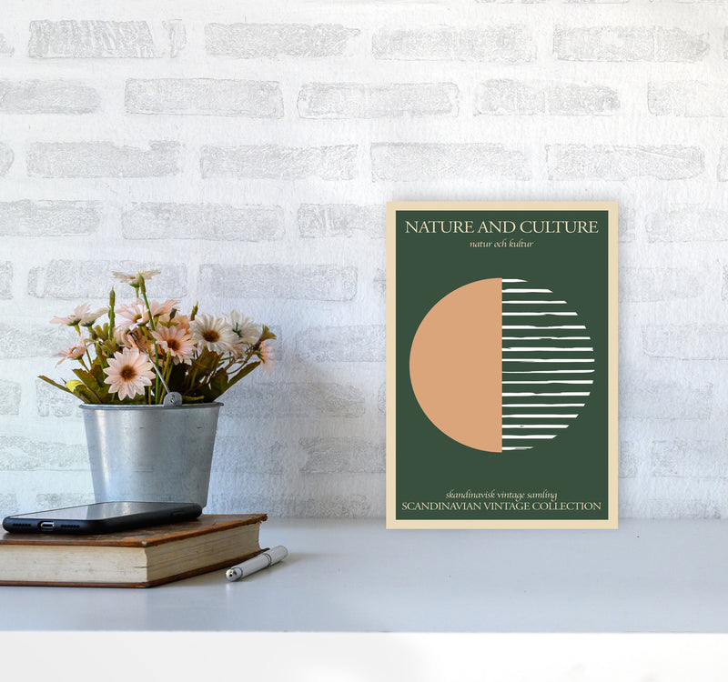 Nature And Culture Scandinavian Collection Art Print by Jason Stanley A4 Black Frame