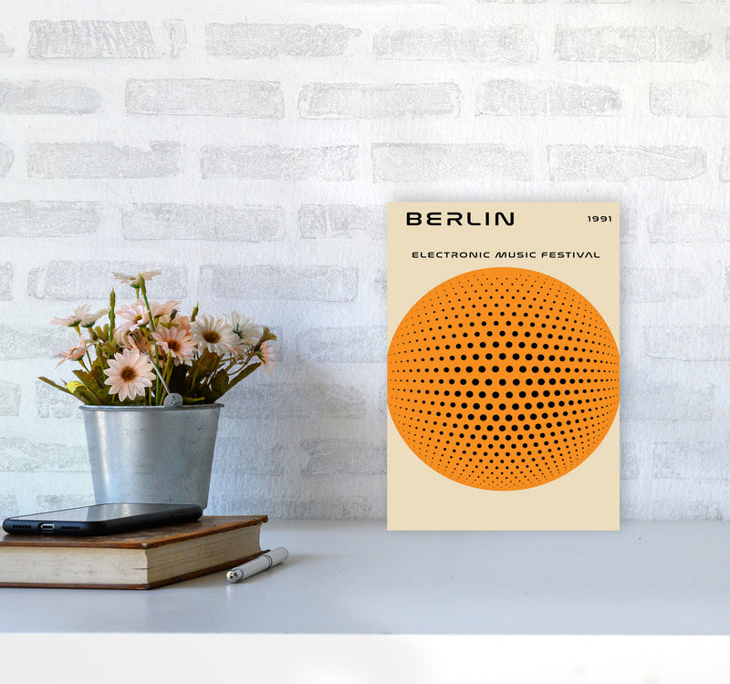 Berlin Electronic Music Festival Art Print by Jason Stanley A4 Black Frame