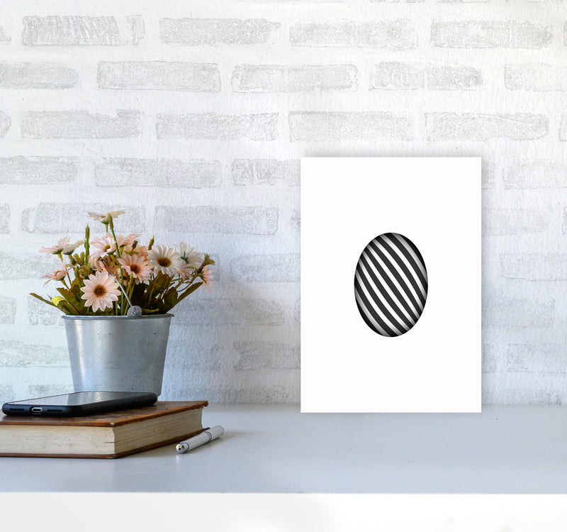 Minimal Geometric Series - 48 Art Print by Jason Stanley A4 Black Frame