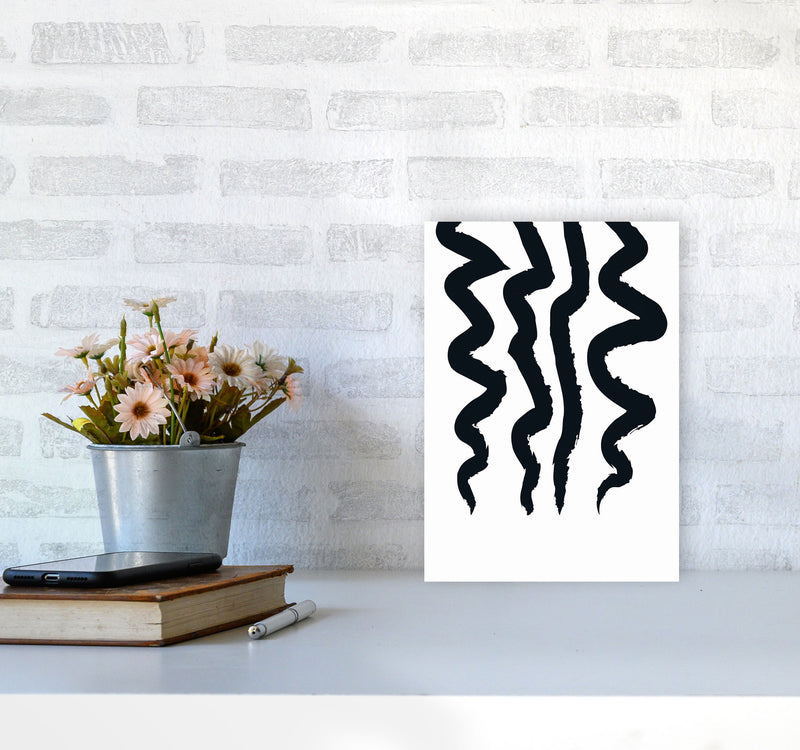 Minimal Geometric Series - 45 Art Print by Jason Stanley A4 Black Frame