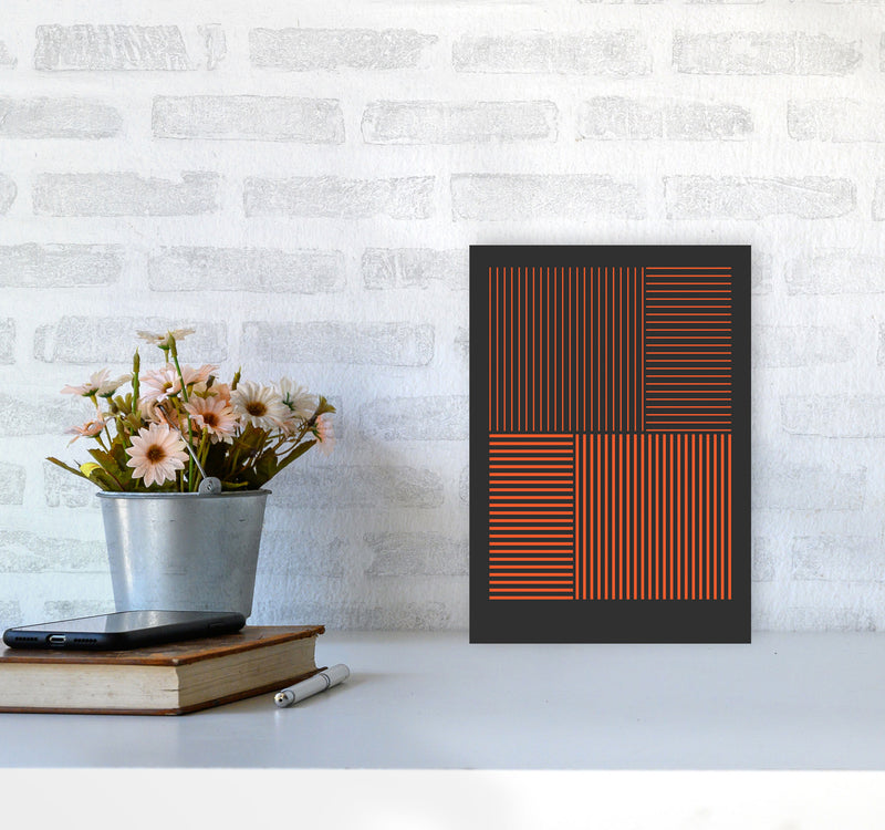 Minimal Geometric Series - 24 Art Print by Jason Stanley A4 Black Frame