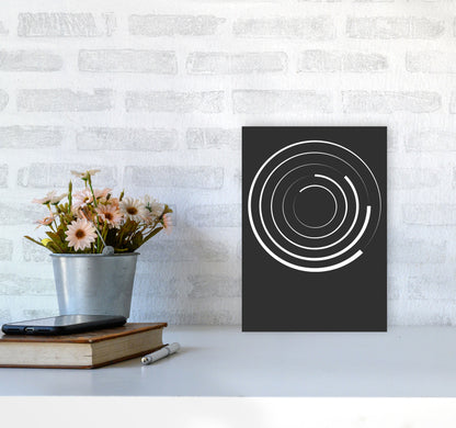 Minimal Geometric Series - 28 Art Print by Jason Stanley A4 Black Frame
