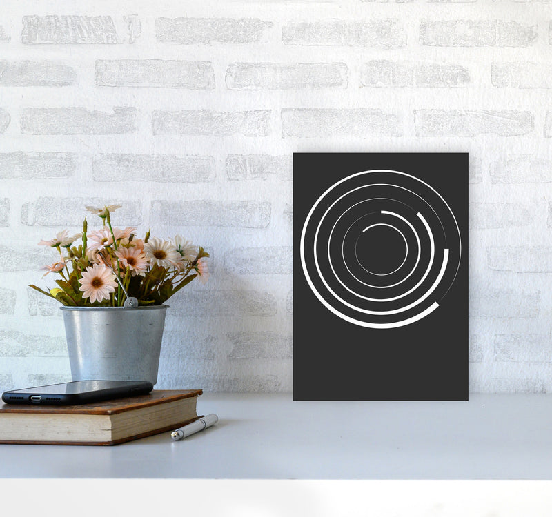 Minimal Geometric Series - 28 Art Print by Jason Stanley A4 Black Frame