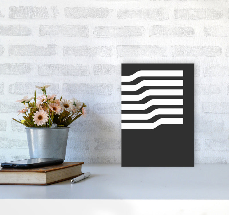 Minimal Geometric Series - 17 Art Print by Jason Stanley A4 Black Frame