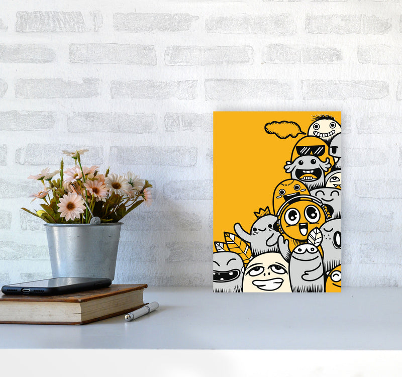 Happiness Comes In Many Forms Art Print by Jason Stanley A4 Black Frame