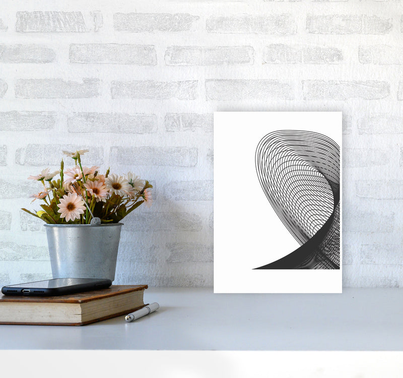 Minimal Geometric Series - 14 Art Print by Jason Stanley A4 Black Frame