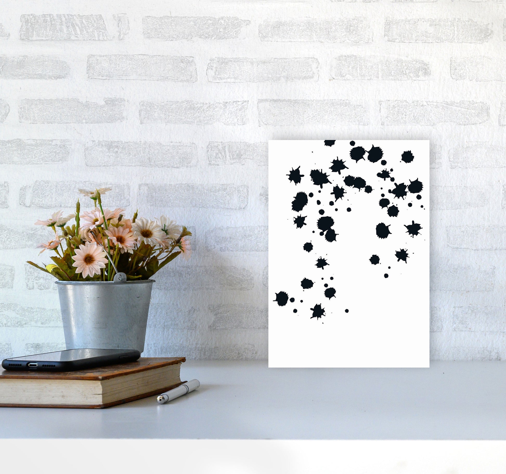 Minimal Geometric Series - 46 Art Print by Jason Stanley A4 Black Frame
