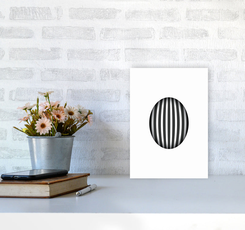 Minimal Geometric Series - 47 Art Print by Jason Stanley A4 Black Frame