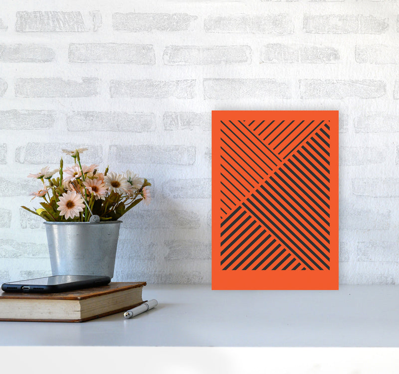 Minimal Geometric Series - 23 Art Print by Jason Stanley A4 Black Frame