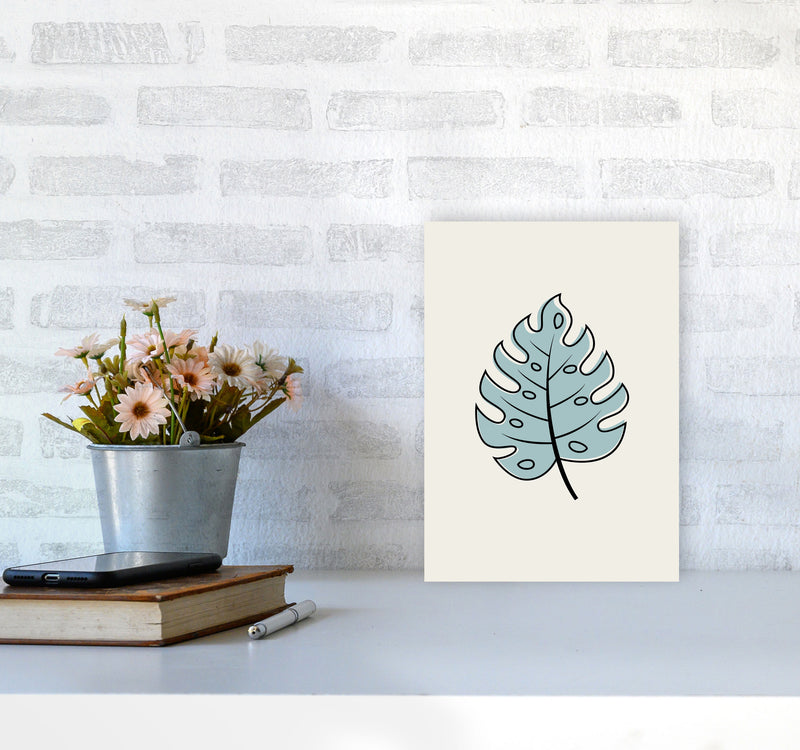 Abstract Tropical Leaves III Art Print by Jason Stanley A4 Black Frame