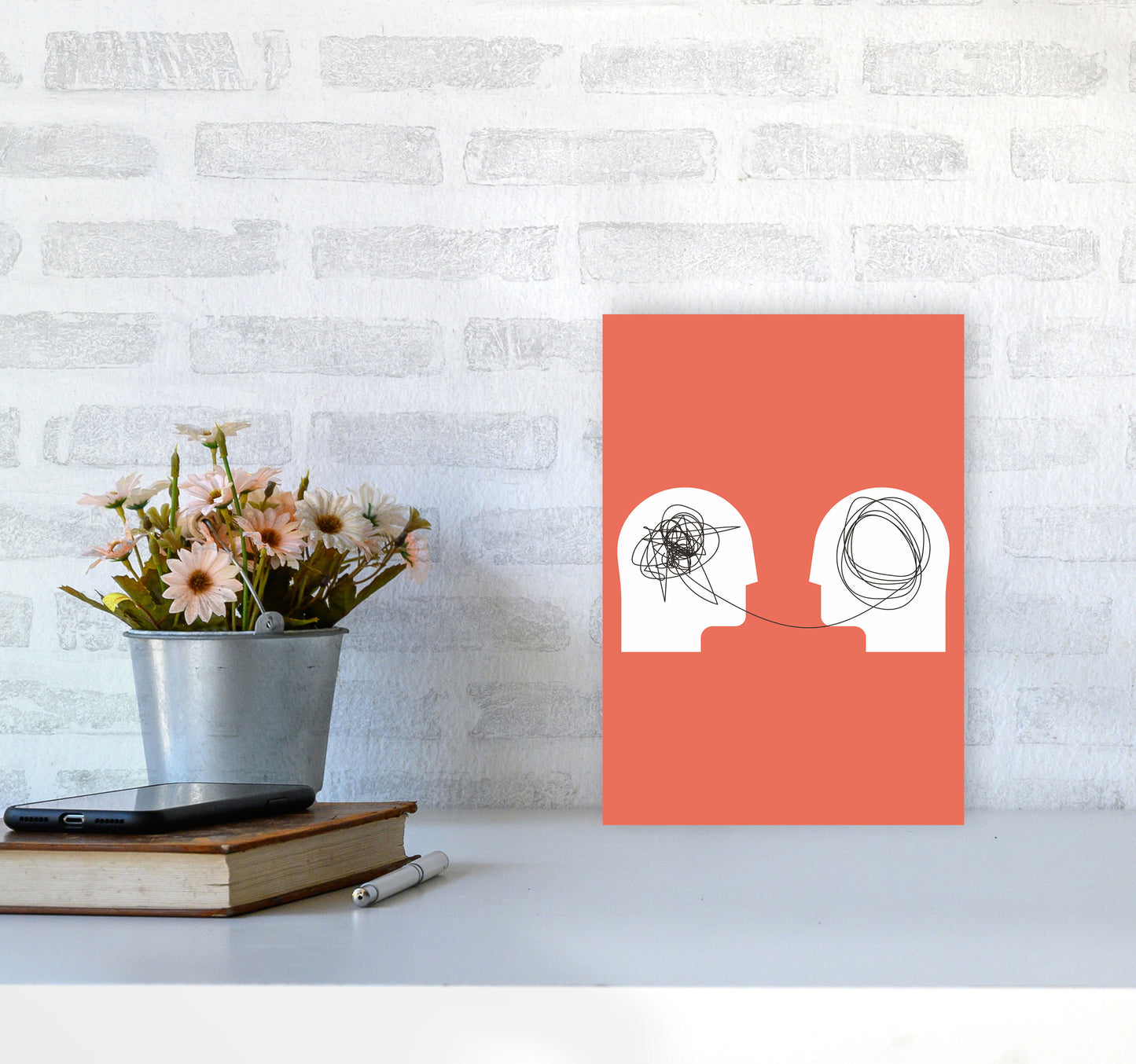 Disorganized To Organized Art Print by Jason Stanley A4 Black Frame