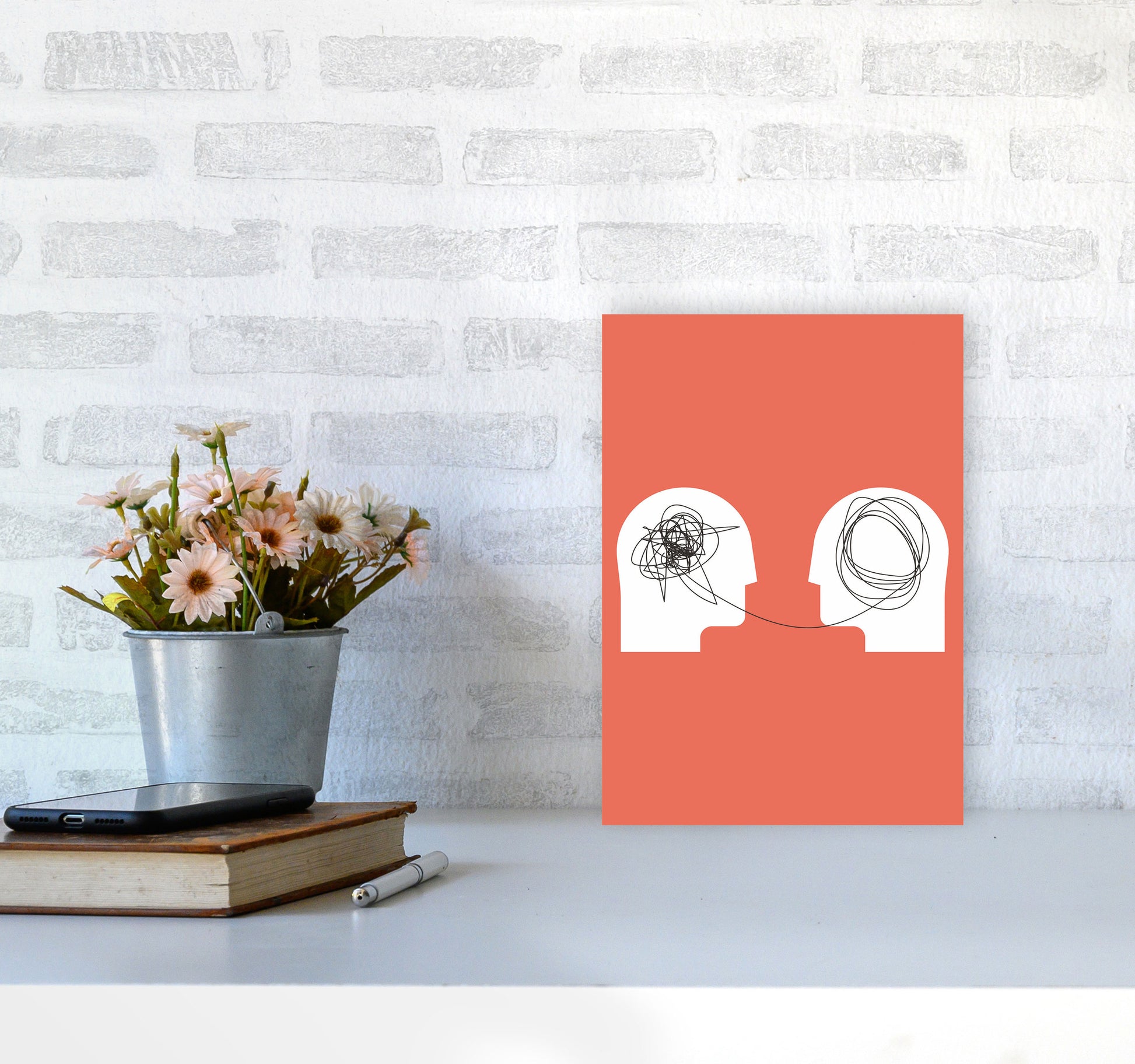 Disorganized To Organized Art Print by Jason Stanley A4 Black Frame