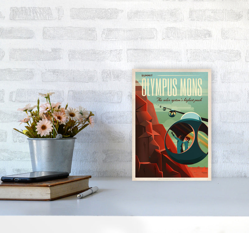 Spacex - Valles Marineris Art Print by Jason Stanley A4 Black Frame