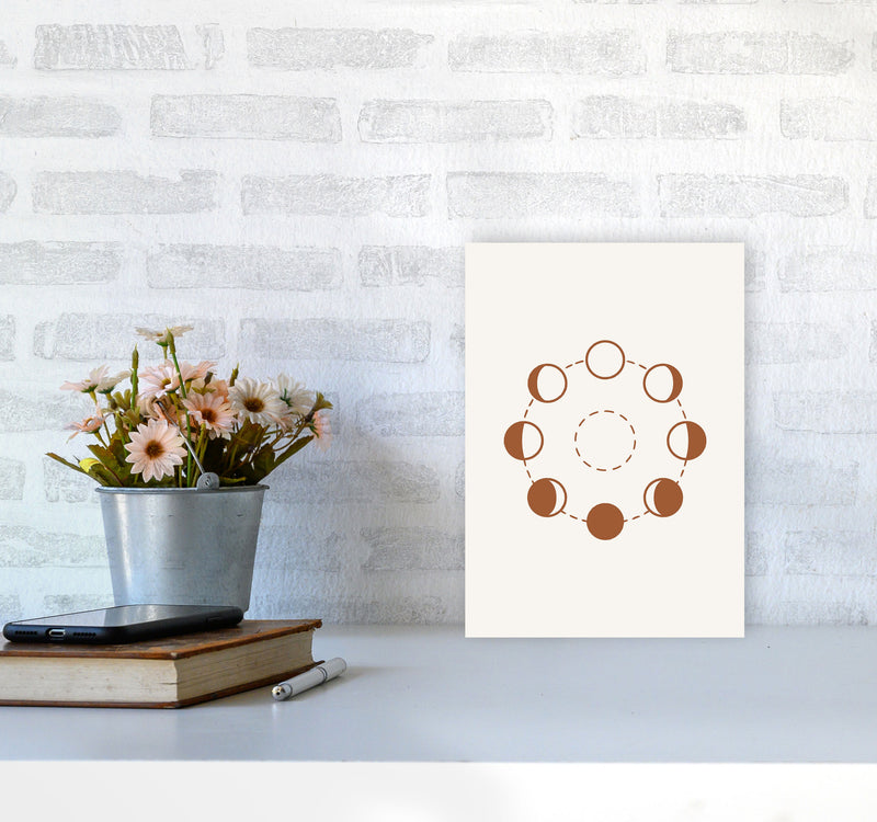 Everything Goes In Cycles Art Print by Jason Stanley A4 Black Frame