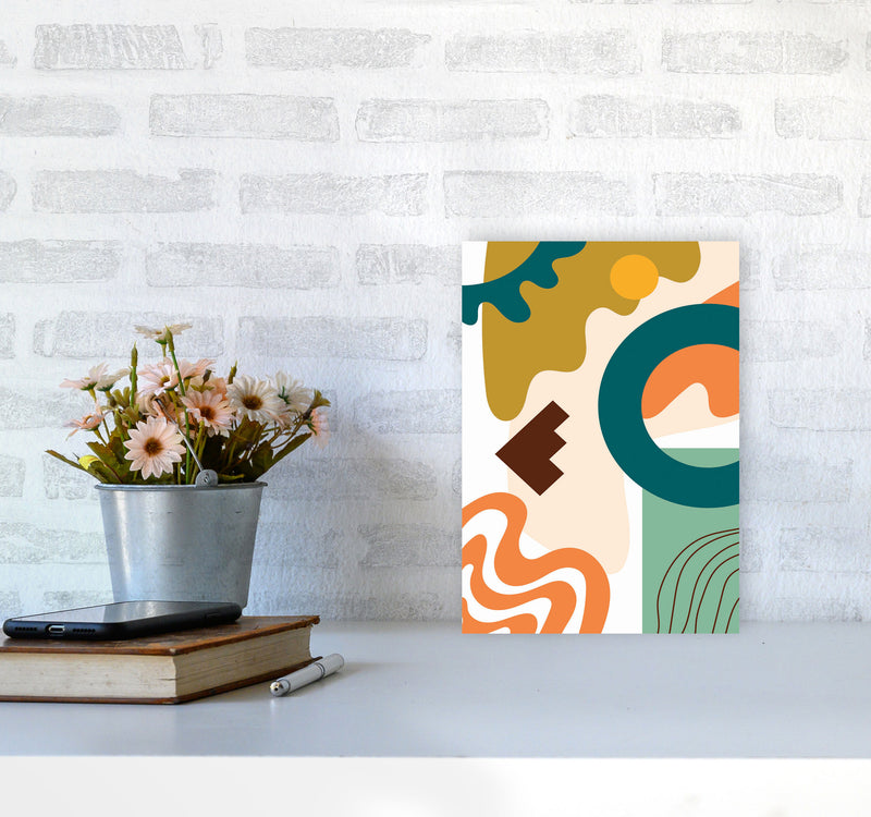 Abstract Expression III Art Print by Jason Stanley A4 Black Frame