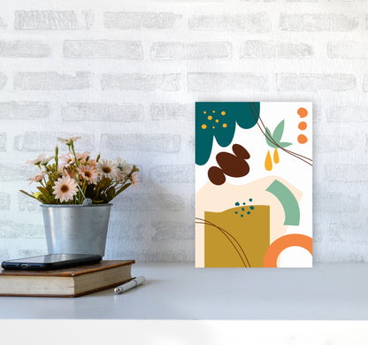 Abstract Expression II Art Print by Jason Stanley A4 Black Frame