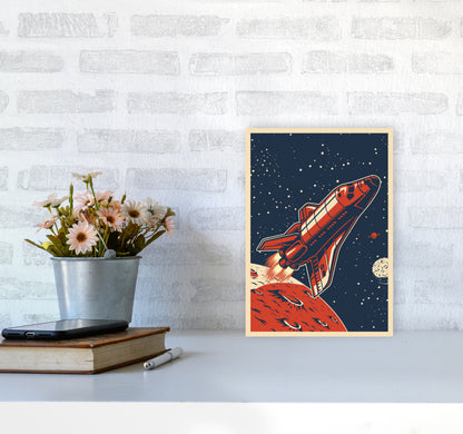 Outer Space Series - #6 Art Print by Jason Stanley A4 Black Frame