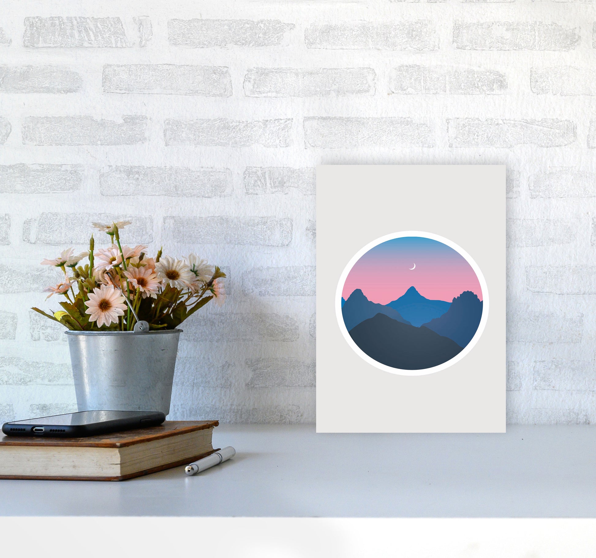 Moody Moonrise Kingdom Art Print by Jason Stanley A4 Black Frame