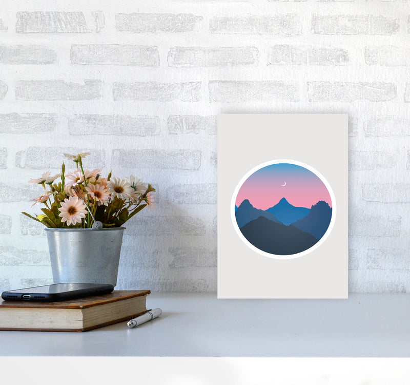 Moody Moonrise Kingdom Art Print by Jason Stanley A4 Black Frame