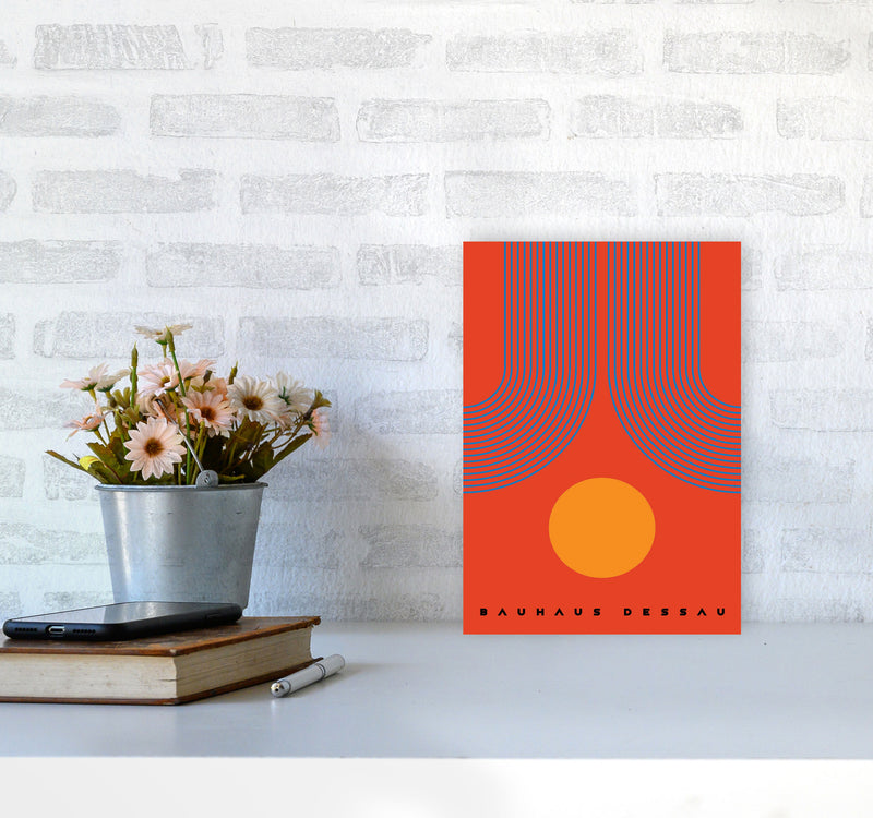Bauhaus Design IIIII Art Print by Jason Stanley A4 Black Frame