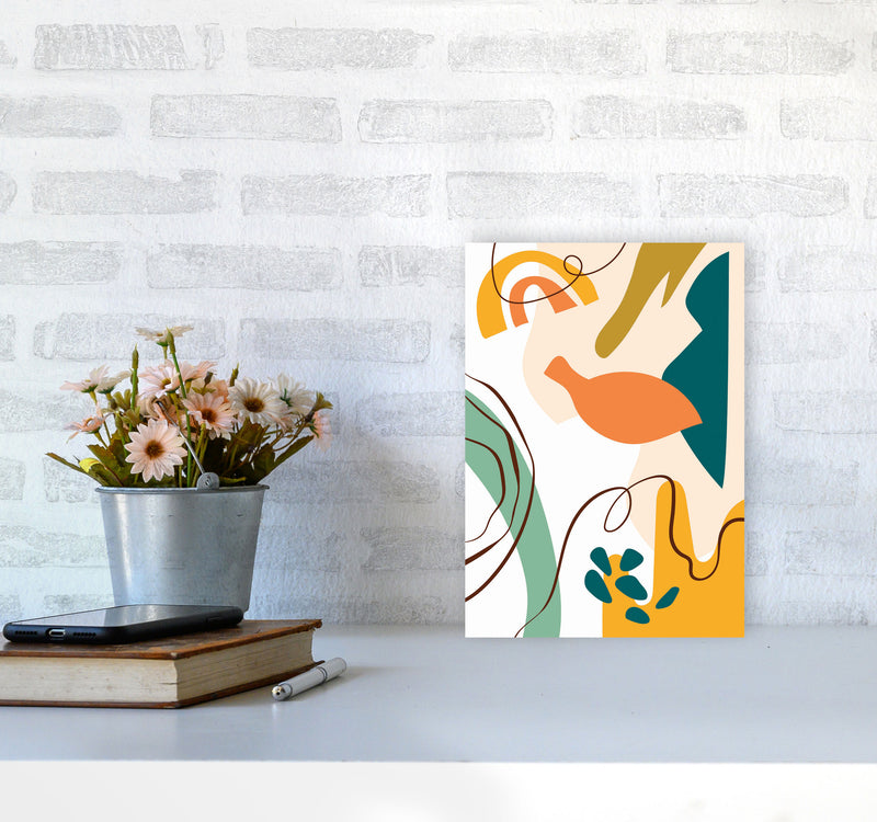 Abstract Expression I Art Print by Jason Stanley A4 Black Frame