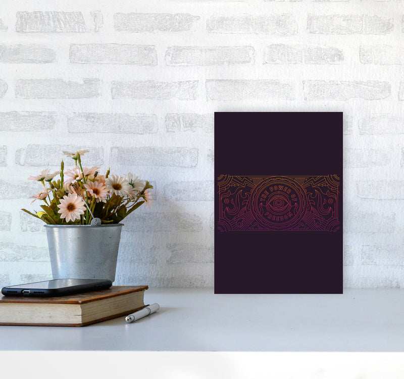 The Power Of Freedom Art Print by Jason Stanley A4 Black Frame