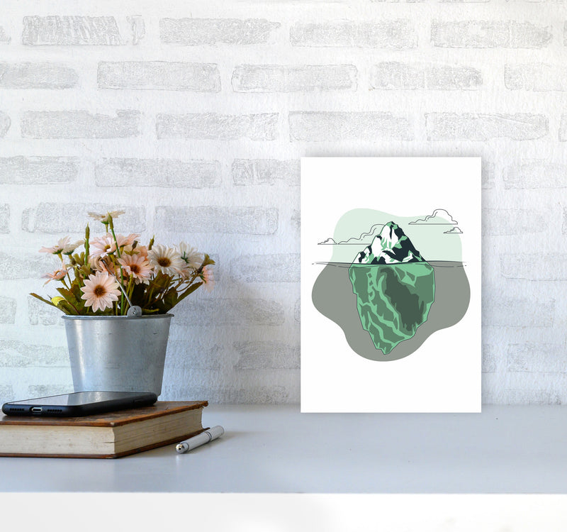 Iceberg Right Ahead Art Print by Jason Stanley A4 Black Frame
