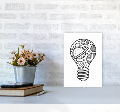 I Just Had An Idea Art Print by Jason Stanley A4 Black Frame