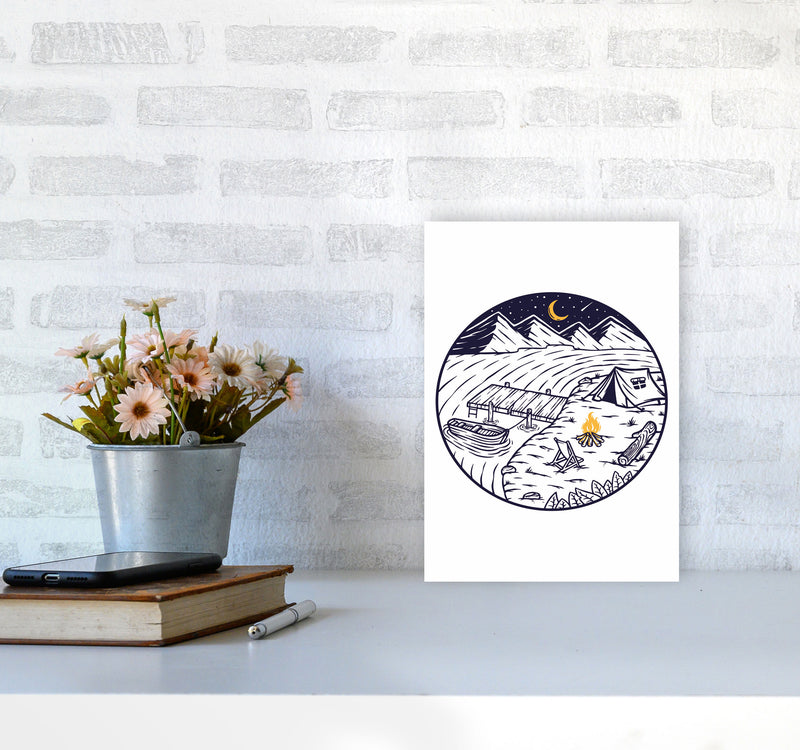 Slice Of Paradise Art Print by Jason Stanley A4 Black Frame