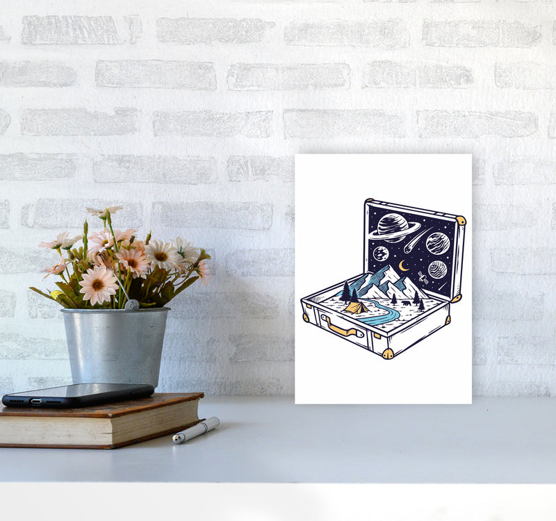 Carry On Carry All Art Print by Jason Stanley A4 Black Frame