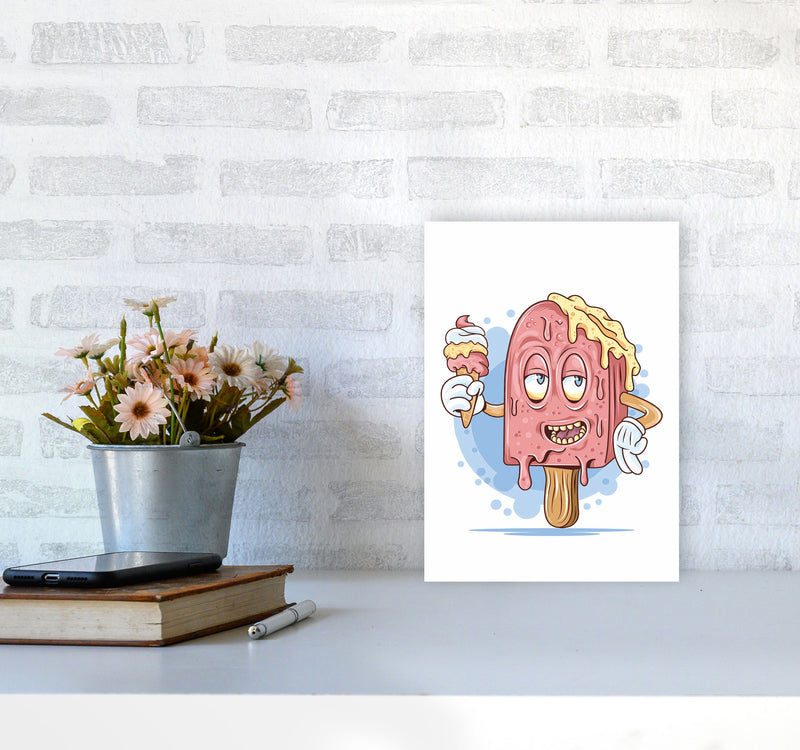 Don'T Let Me Melt Art Print by Jason Stanley A4 Black Frame