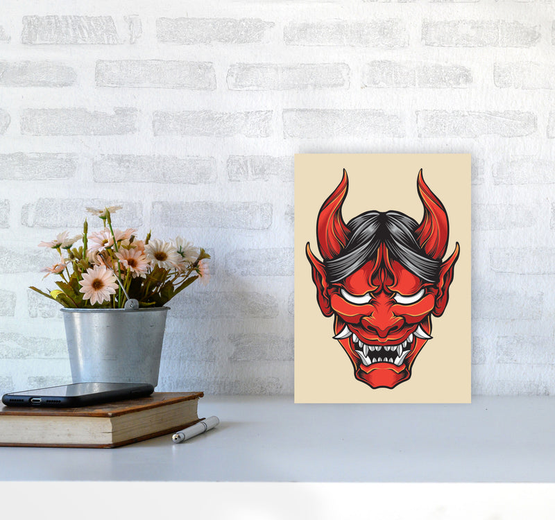 Japanese Folklore Art Print by Jason Stanley A4 Black Frame
