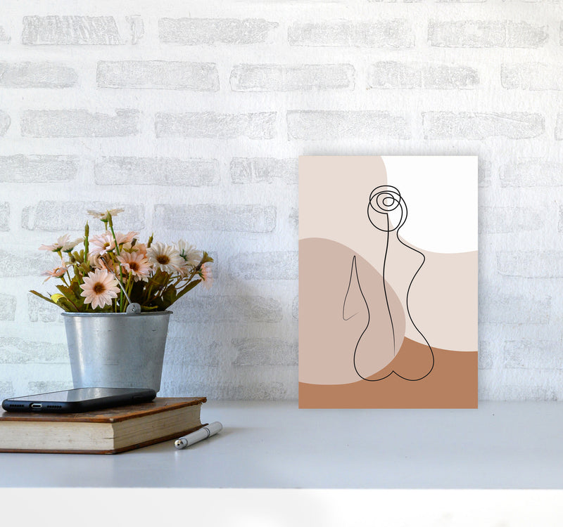 Female Figure III Art Print by Jason Stanley A4 Black Frame