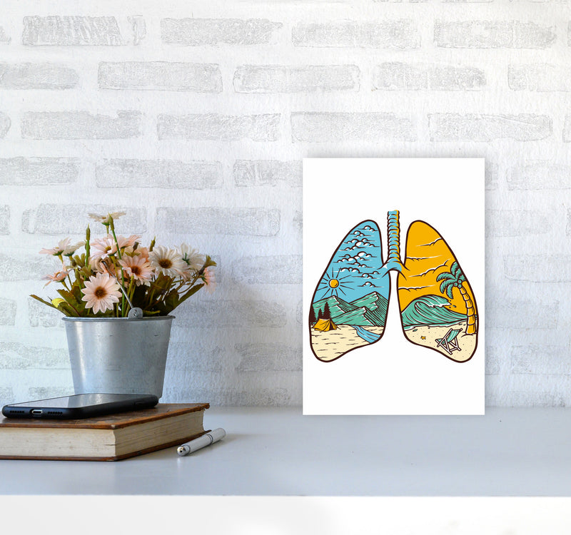 Breathe It All In Art Print by Jason Stanley A4 Black Frame