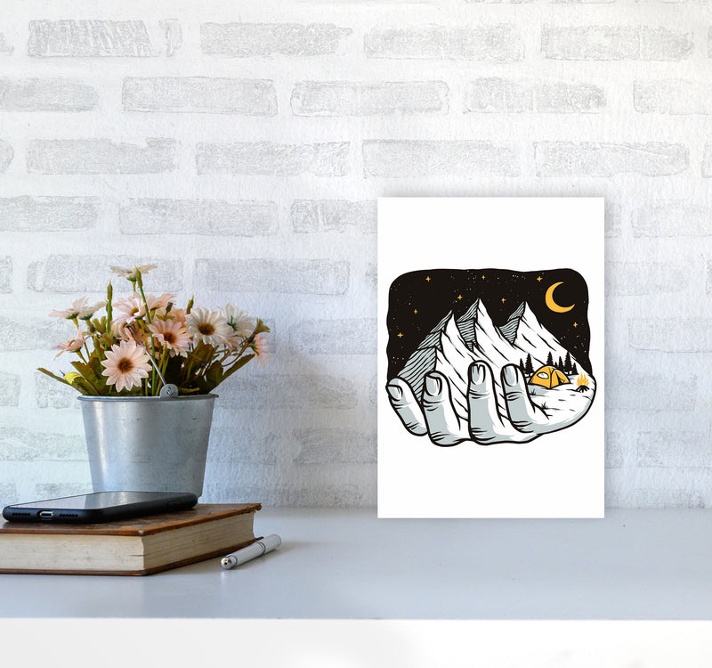 Grab A Handfull Art Print by Jason Stanley A4 Black Frame
