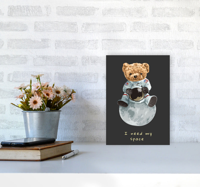 I Need My Space Art Print by Jason Stanley A4 Black Frame