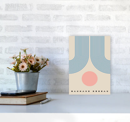 Bauhaus Design Art Print by Jason Stanley A4 Black Frame