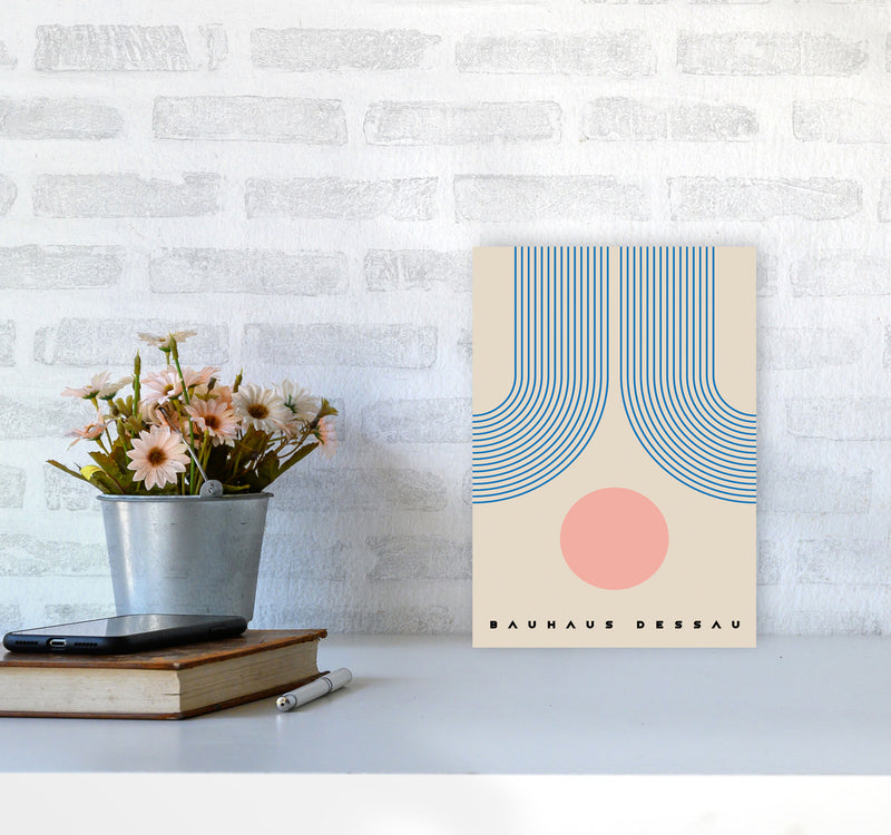 Bauhaus Design Art Print by Jason Stanley A4 Black Frame