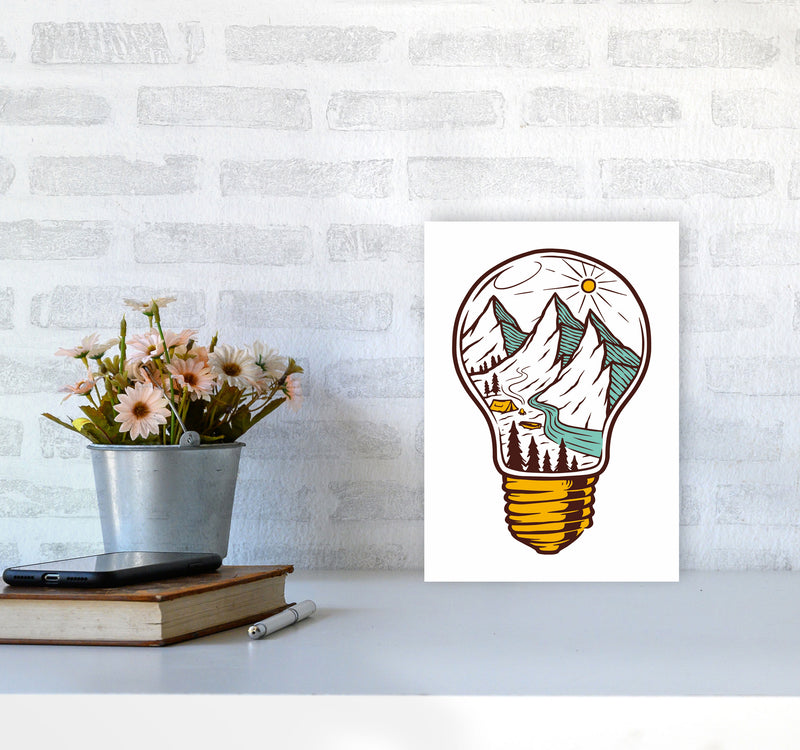 I Have An Idea Art Print by Jason Stanley A4 Black Frame