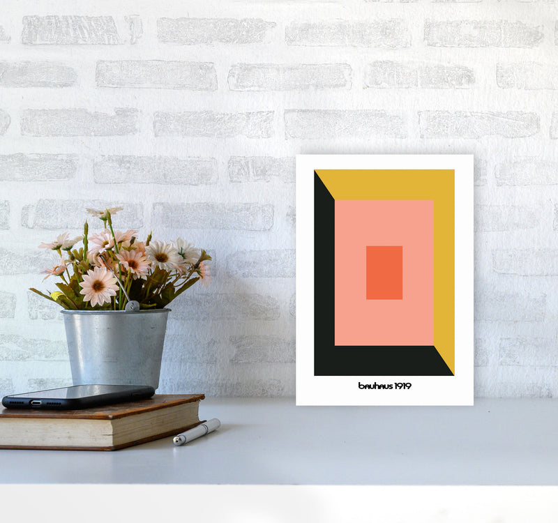 Bauhaus 1919 Art Print by Jason Stanley A4 Black Frame