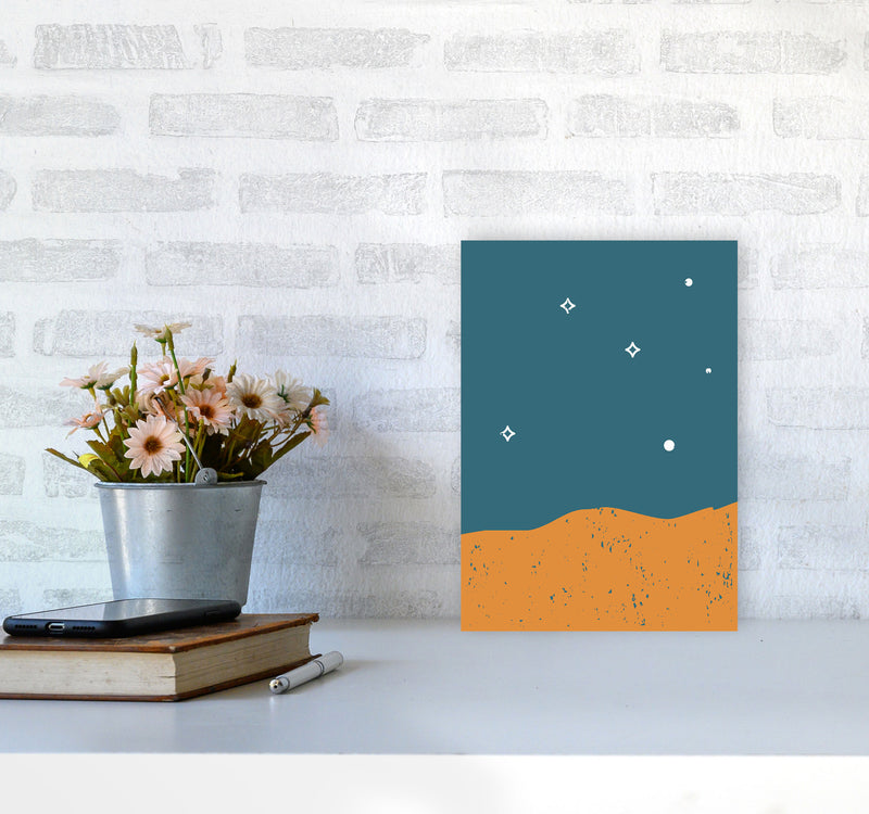 Starry Night Art Print by Jason Stanley A4 Black Frame