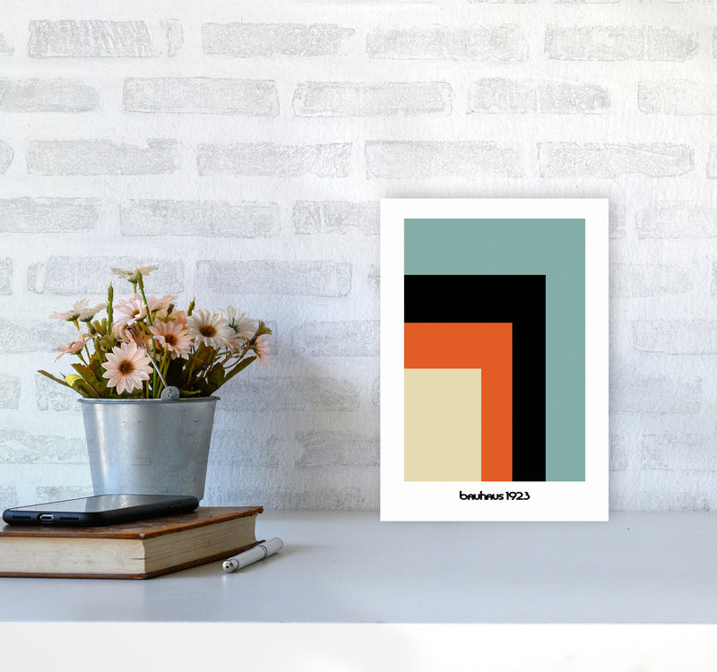 Bauhaus 1923 Art Print by Jason Stanley A4 Black Frame