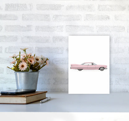Pink Classic Art Print by Jason Stanley A4 Black Frame