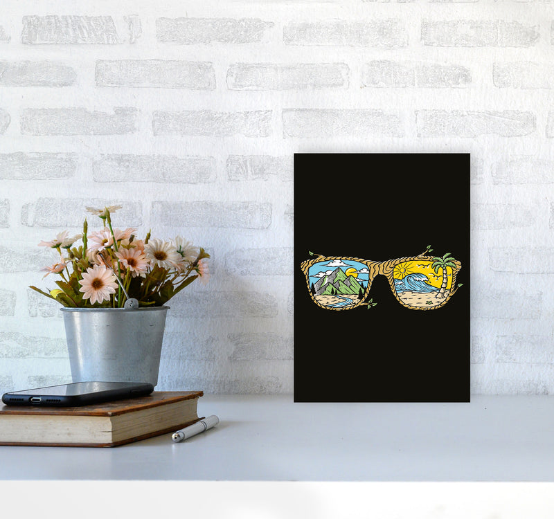 Sunny Daze Art Print by Jason Stanley A4 Black Frame