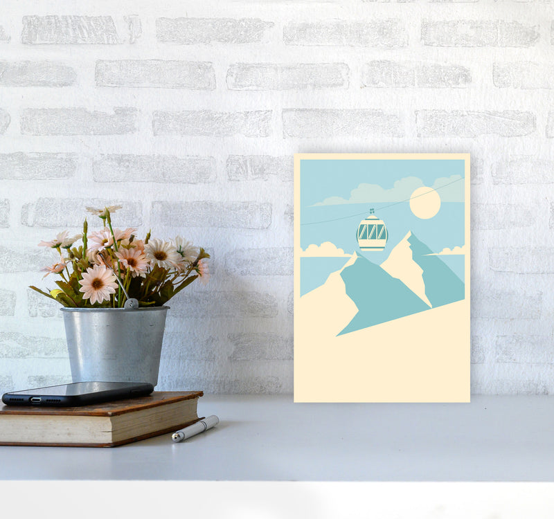 Gondola Ride Art Print by Jason Stanley A4 Black Frame