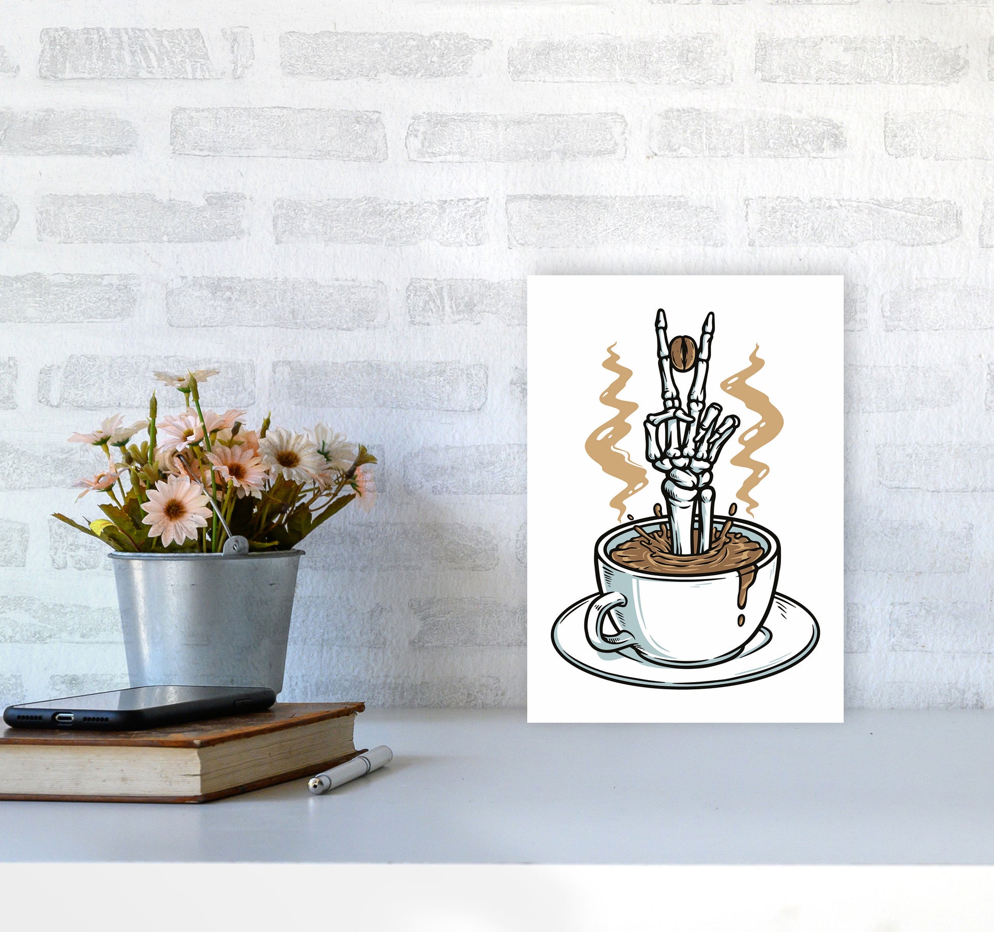 Peace!! Art Print by Jason Stanley A4 Black Frame