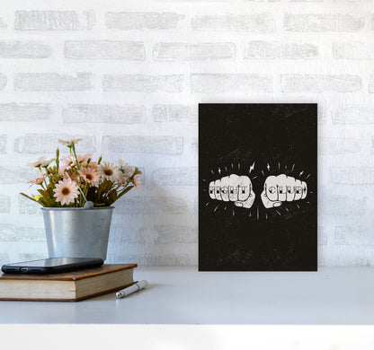 Fight Club Art Print by Jason Stanley A4 Black Frame